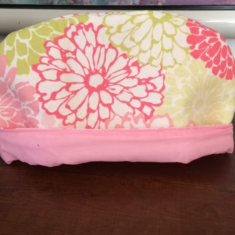 Hand‎ crafted insulated Floral Print Tea Cozy/Cover pink green cozy hot tea warm